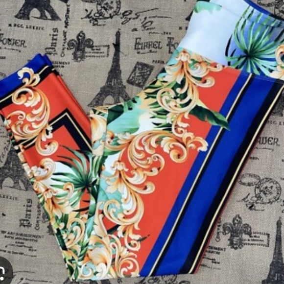 🌺Express  Colorful Leggings - Picture 5 of 8